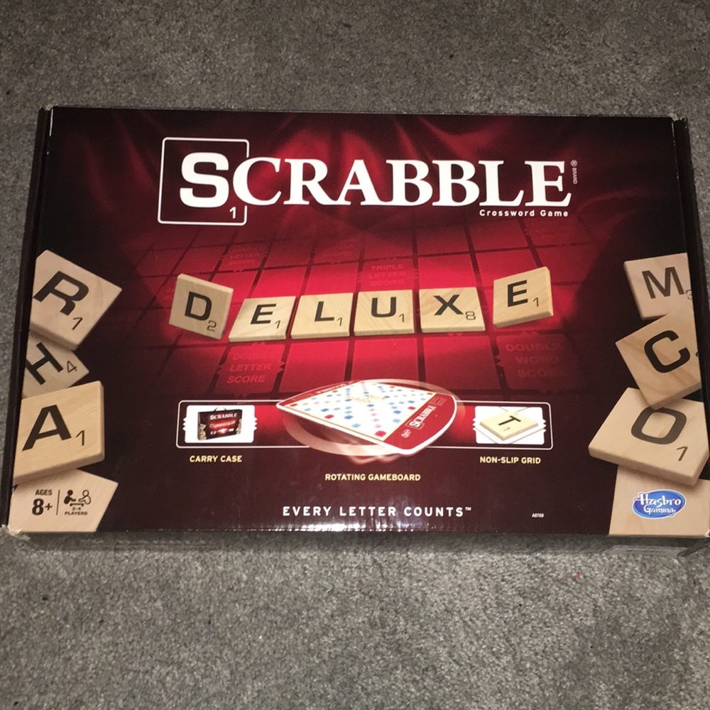 Scrabble DELUXE Edition Boardgame Set